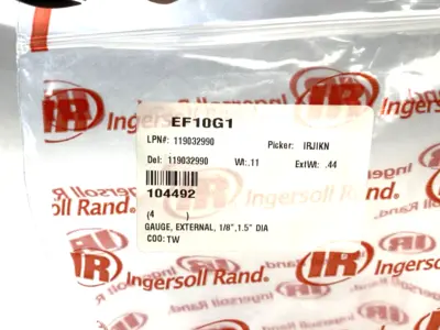 New | in-Stock ARO Ingersoll Rand External Mount Pressure Gauge 1/8" NPT Port, 1.5" Face Air Pressure Regulators Michigan US | Maverick Industrial Sales #1398224