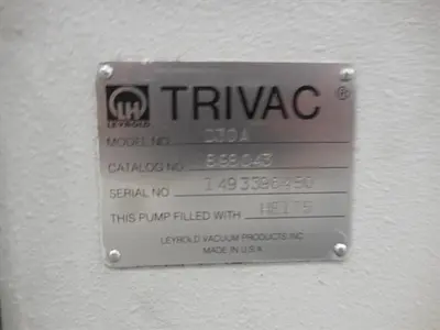 TRIVAC MODEL D30A PUMP