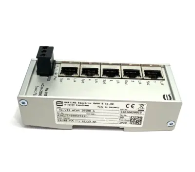 USED HARTING INDUSTRIAL ETHERNET SWITCH HA-VIS ECON 2050B-A