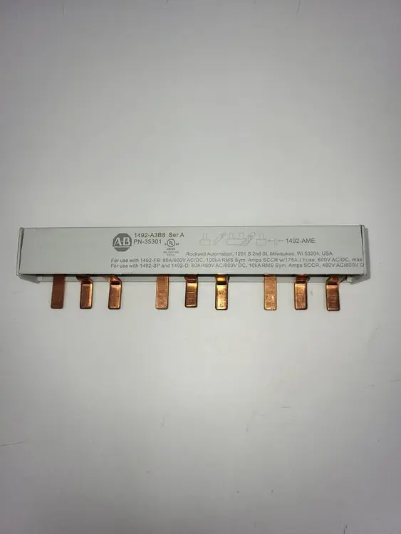 New | in-Stock ALLEN-BRADLEY ALLEN BRADLEY 1492-A3B8 / 35301 BUS BAR Bus Bars & Plugs | ND Industrial Surplus #1225339