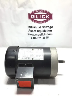 WorldWide Electric AT1.5-18-56CB Industrial Duty Fractional Motor 3PH 1.5HP