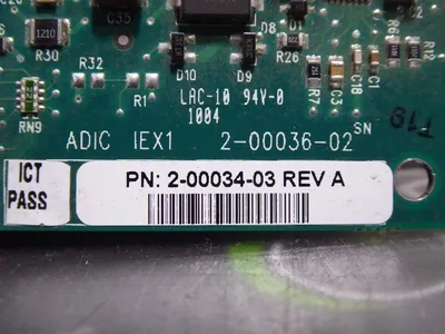 Adic 2-00034-03 I2000 IEX Card Revision A Used