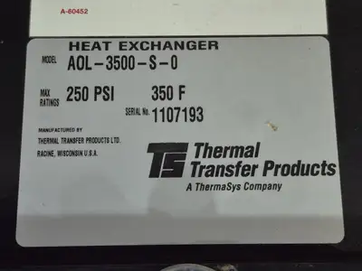 NEW THERMAL TRANSFER PRODUCTS AOL-3500-S-0