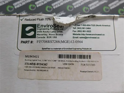 EnviroSeal SpiralTrac FI5708RS7288(MGE)12-0564 Axially Split Seal Ver.F New