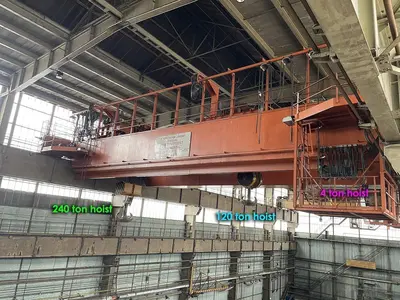 USED SIEMENS 240 TON + 120 TON + 4 TON X 23 130 MM