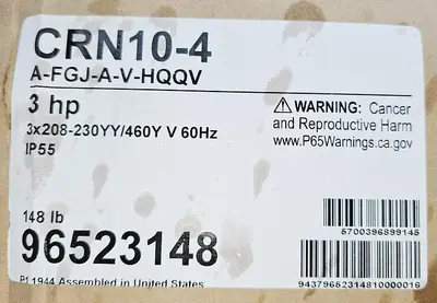 USED GRUNDFOS CRN10-4-A-FGJ-A-V-HQQV