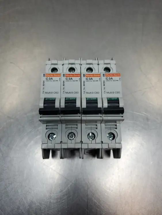 Used Merlin Gerin 60104 MULTI 9 C60 Circuit Breaker, 3A, 240VAC/60VDC Circuit Breakers South Carolina US | Palmetto Automation #1150731