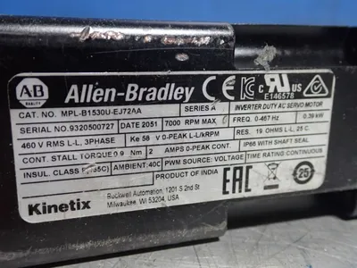 USED ALLEN BRADLEY MPLB1530UEJ72AA
