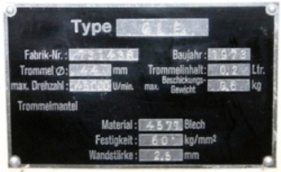 Cepa GLE vaportight lab centrifuge, SS.
