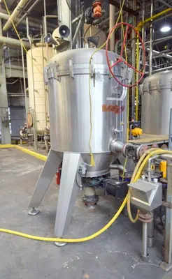 Velo S.P.A. Vertical Leaf &amp; Tank Filter, Model CFV35, Stainless Steel