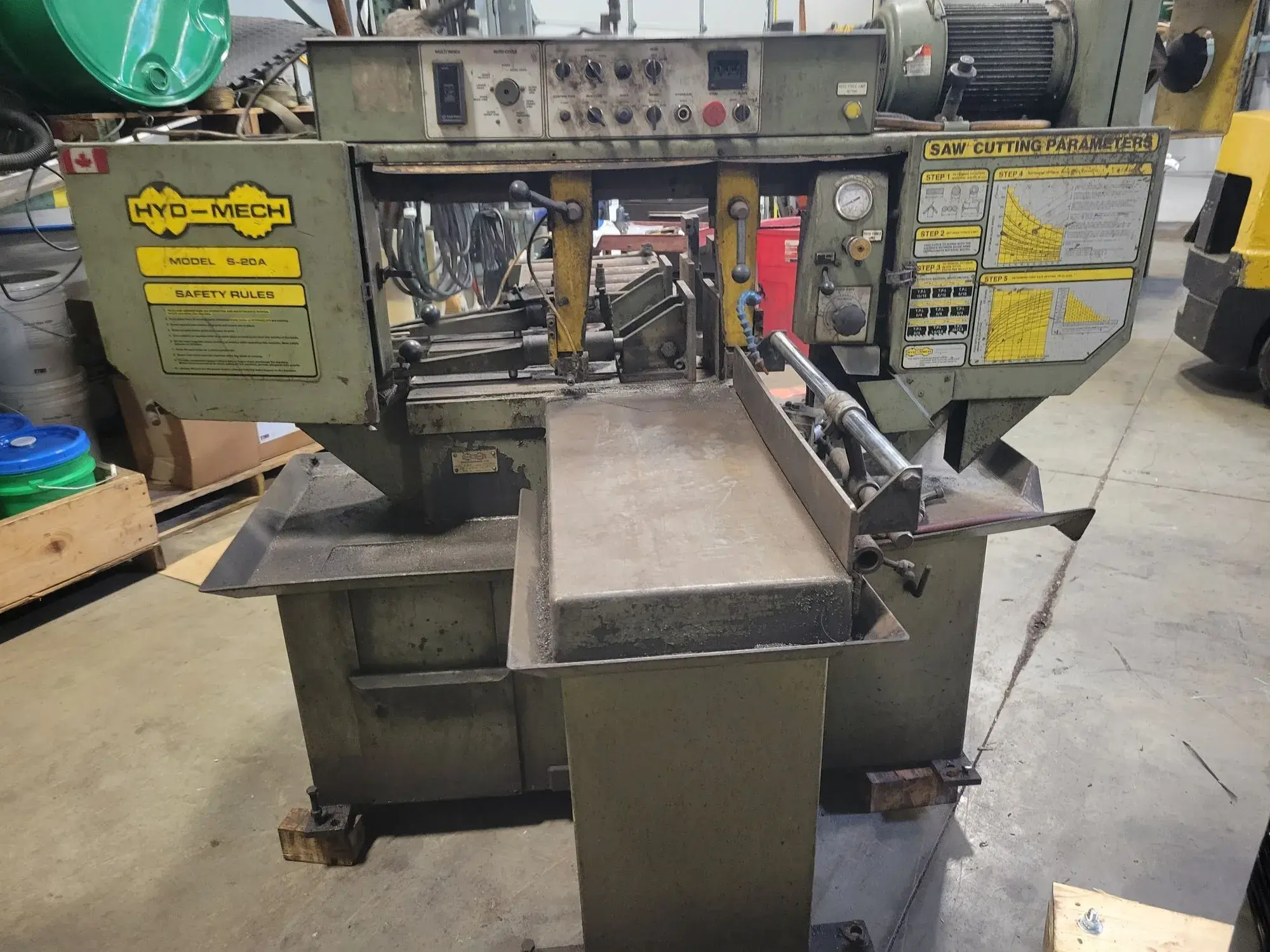 Used HYD-MECH S-20A Horizontal Band Saws Illinois US | Aucto #1421911