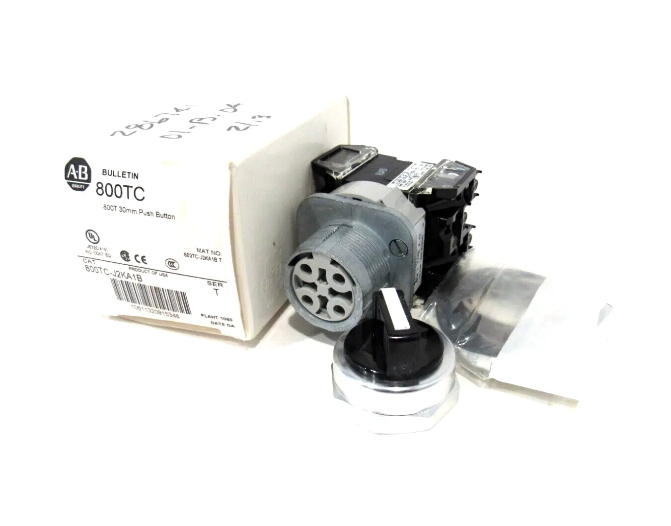NEW ALLEN BRADLEY 800TC-J2KA1B PUSHBUTTON SER.T 800TCJ2KA1B