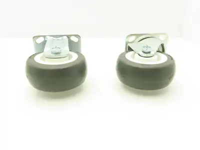 Payson 05200 Caster 5" Poly Wheel Greaseable Bearings 1 Swivel/1 Ridgid Lot of 2