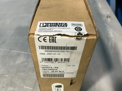 Used 2021 PHOENIX CONTACT QUINT4PS/1AC/24DC/5 DIN Rail Power Supplies Ohio US | HGR 24 #1549593