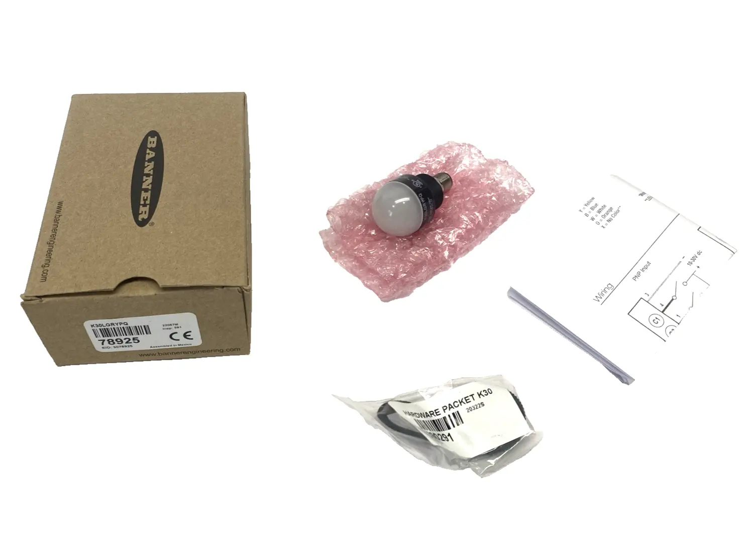 New | in-Stock Banner K30LGRYPQ CNC Lights Michigan US | Maverick Industrial Sales #1414249