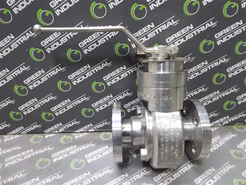 1/2" Perrin PS85H-0,5-L BA275 Series 80-M Two Way Ball Valve Class 300 Used
