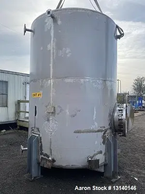 CMW Inc Approximately 4000 Gallon Stainless Steel Vertical Storage Tank