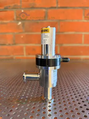 Used NOR-CAL PRODUCTS ESVP-0752-NW8 RIGHT ANGLE VALVE W/ KF 16/10 VACUUM FITTING Valves/Fittings California US | Equipment Lab #1511119