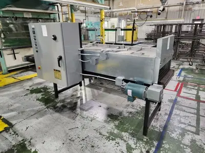 540 DEGREE X 24" W X 8" H INTEK ELECTRIC MESH CONVEYOR TYPE INFRARED OVEN, NEW IN 2020: STOCK #23213