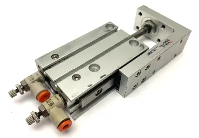 MXH16-30 | SMC  Pneumatic Compact Slide Cylinder Table 0.7MPa Max - Used
