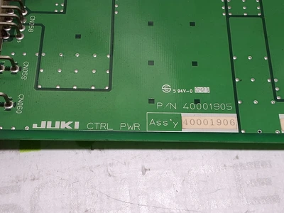 JUKI 40001905 40001906 CTRL PWR CONTROL POWER CIRCUIT BOARD REV. 01