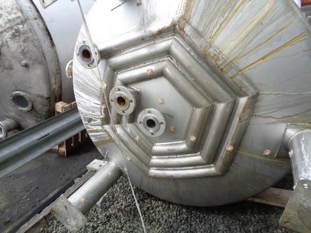 5,000L S/S 1/2 Coil Reactor