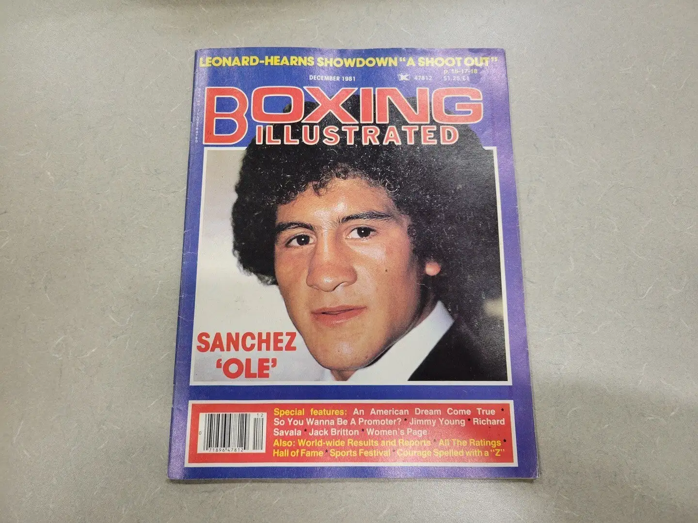 USED BOXING DECEMBER 1981