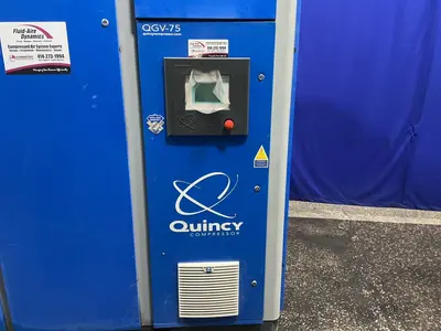 Used 2017 QUINCY COMPRESSOR QGV75 Rotary Screw & Sliding Vane Air Compressors Ohio US | HGR 24 #1446132