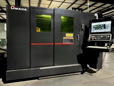 Used 2018 AMADA ENSIS 3015 AJ FIBER Laser Cutters Illinois US | Machine Factory Outlet #1262808