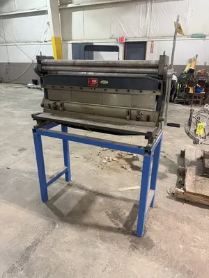 40" WELBILT HAND PRESS BRAKE & SHEET ROLLER: YOBRO #25208