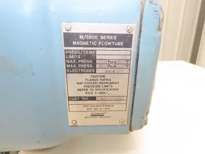 Foxboro 2891-SBBB-PHG-G Magnetic Flowtube Transmitter Meter Flow Tube 120V 1/2"