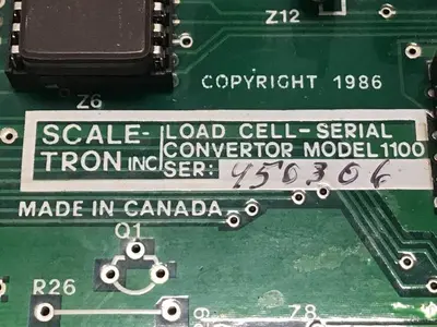 USED SCALE TRON 1100 ST