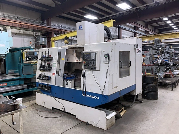 Used 2001 DAEWOO Mynx 530 Vertical Machining Centers Pennsylvania US | Machine Tool Bids #377641