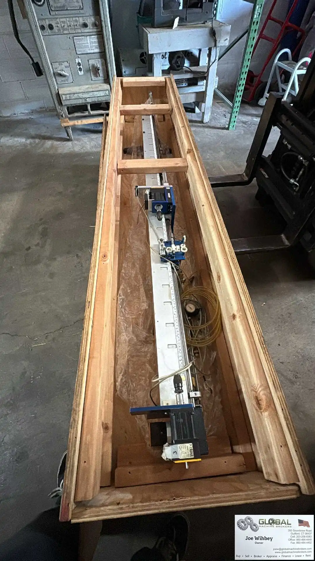 Beam Winder Machine 108" Travel Dual Parker Winding Heads