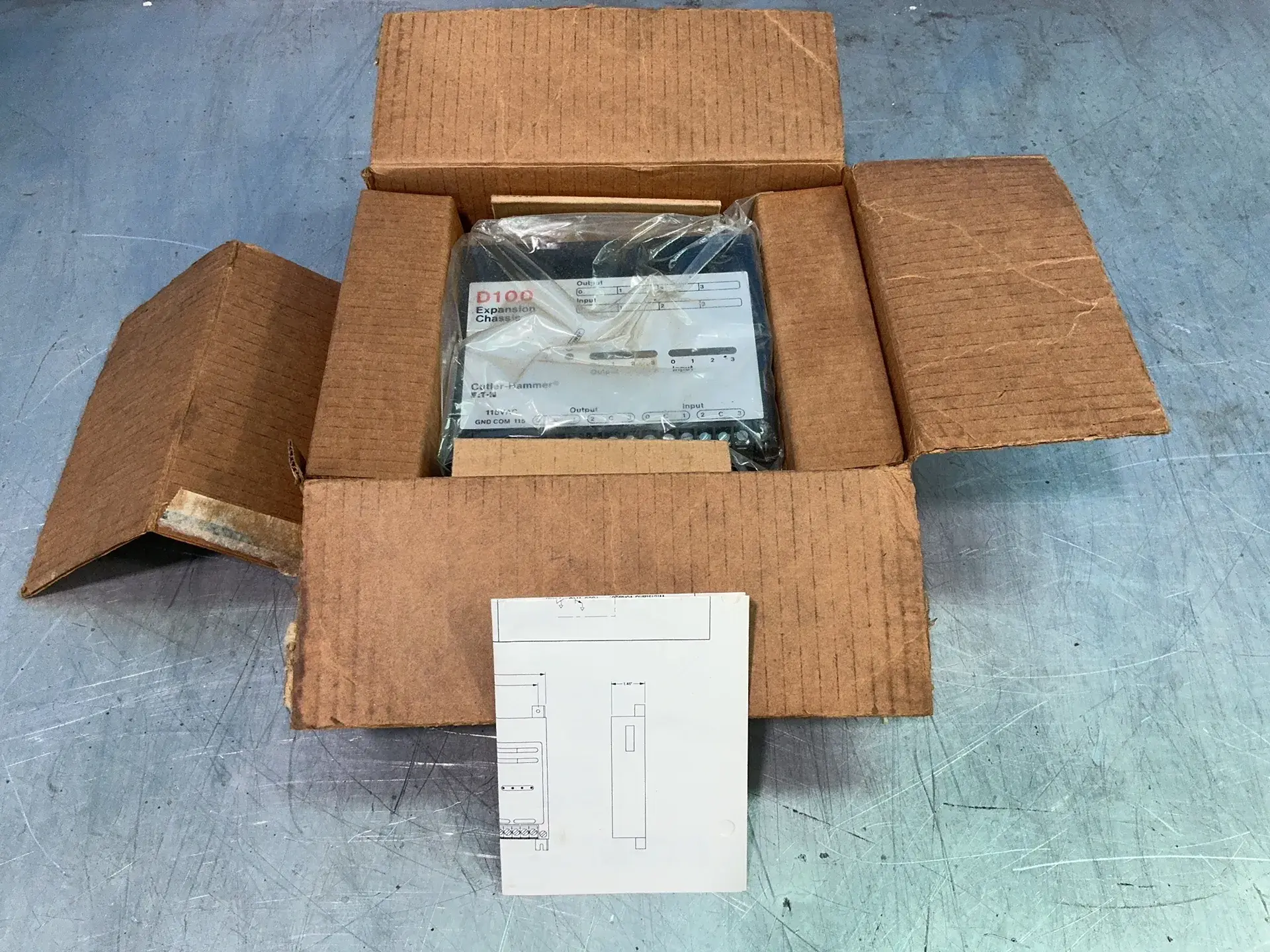 Used CUTLERHAMMER D100ERC8W PLC Input & Output Ohio US | HGR 24 #1415396