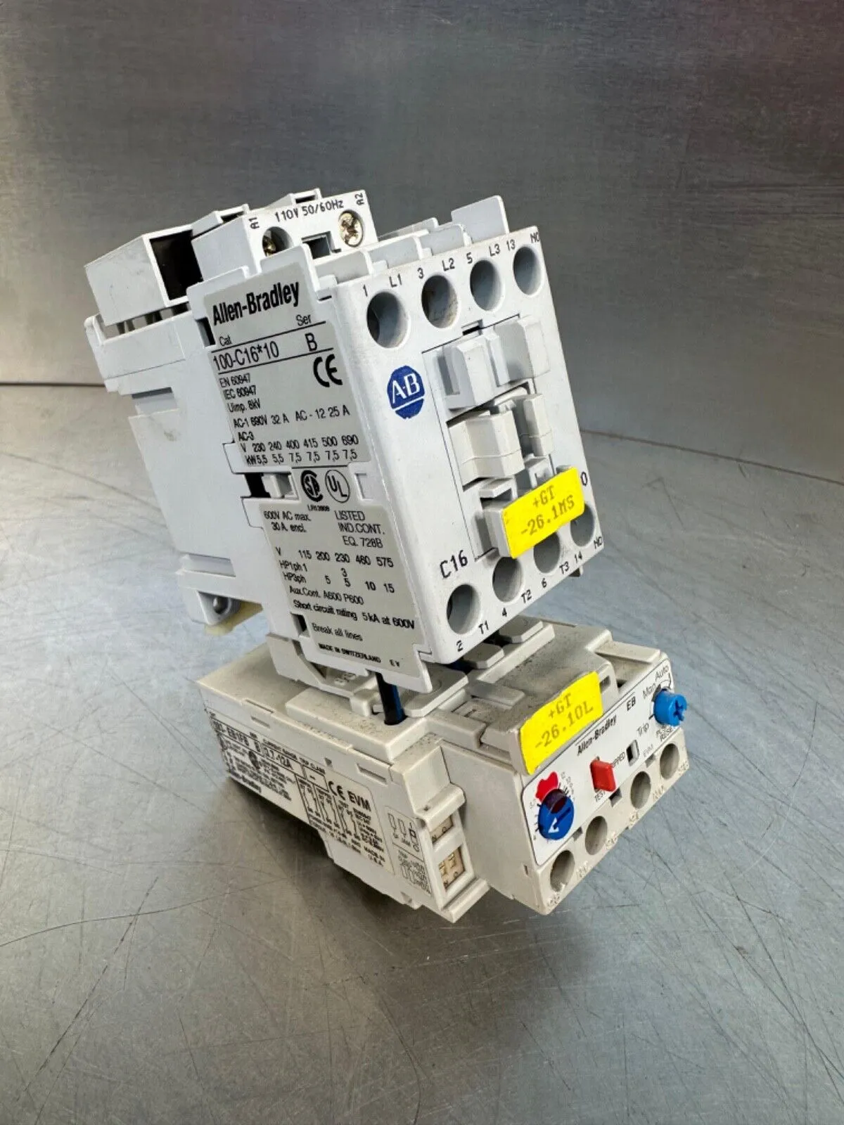 Used Allen-Bradley 100-C16*10 PLC Contactors South Carolina US | Palmetto Automation #1160306