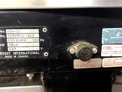 USED HAVEST INTERNATIONAL HD-33