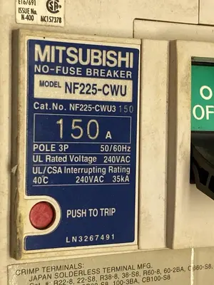 Used MITSUBISHI NF225-CWU Miscellaneous Equipment (Electrical & Power) | Surplus Asset Holdings #1195713