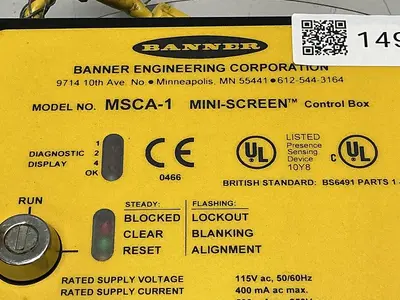 USED BANNER ENGINEERING MSCA-1