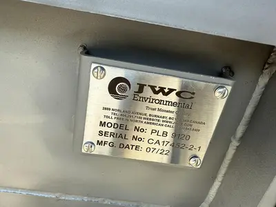 Used 2022 JWC ENVIRONMENTAL PLB 9120 Screw De Watering Presses Pennsylvania US | Global Equipment International, LLC #1468494