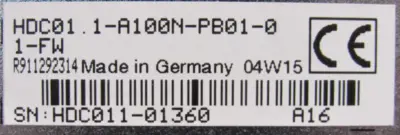 NEW REXROTH HDC01.1-A100N-PB01-0 SERVO DRIVE R911292314 R911292263