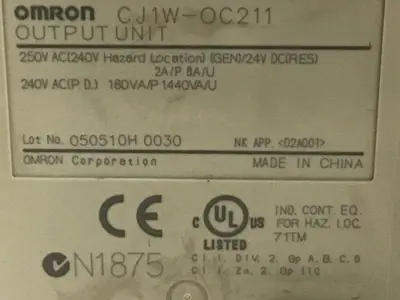 USED OMRON CJ1M CPU13