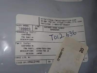 New | in-Stock FANUC A2907222X356 Parts | HGR 24 #749214