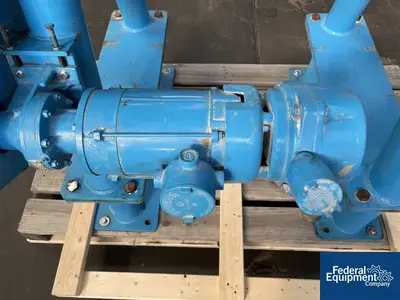 USED Patterson-Kelley 1 Cu Ft P-K CrossFlow Twin Shell Blender, S/S