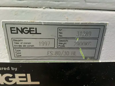 Used 1997 ENGEL ES 80/30 HL Misc Plastics Equipment Ohio US | HGR 24 #1567005
