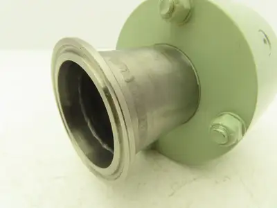 NA NA 2" Butterfly Valve Manuel 2-1/2" Flange & 2-3/8" Smooth Coupler SS Tube
