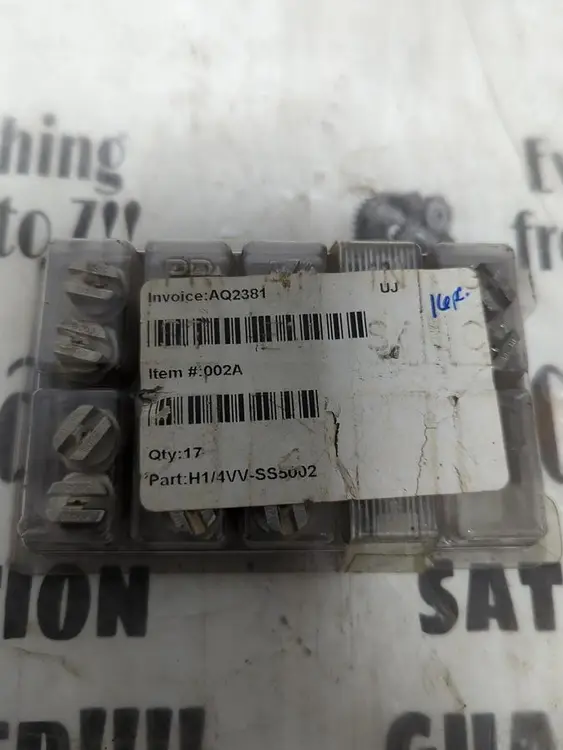 New | in-Stock SPRAYING SYSTEMS H1 Nozzles Ohio US | Surplus Asset Holdings #1236300