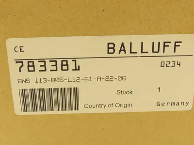 Balluff BNS 113-B6-L12 61-A-22-06 6 Position Limit Switch 23 Pin Plug