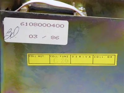 Marposs 6108000400 Power Supply Card Used