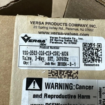 NEW Versa VSG-3503-316-c19-c081-a024
